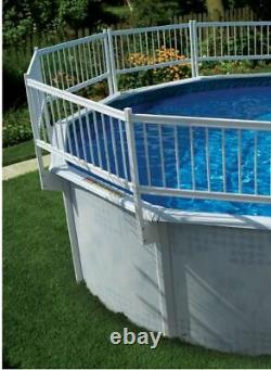 Above Ground Swimming Pool 24 Height Resin Safety Fence (Choose Kit Size)