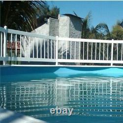 Above Ground Swimming Pool Resin Safety White Color Fence (Various Kits)