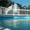 Above Ground Swimming Pool Resin Safety White Color Fence (various Kits)