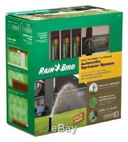 Automatic In-Ground Sprinkler System Kit Rotary Rain Bird 32ETI Easy to Install