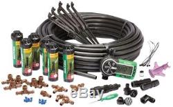 Automatic Sprinkler System Easy to Install In-Ground Self Draining Complete Kit