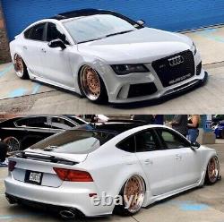 BKM RS7 Style Aftermarket Body Kit Front Bumper, Rear Diffuser fits Audi A7 C7.0