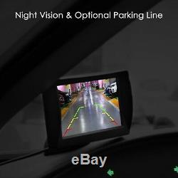 Backup Camera Kit Parking Assistance System with Night Vision Easy Installation