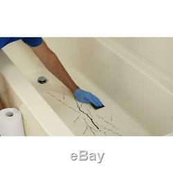 Bathtub Floor Repair Inlay Kit Built in Anti Slip Installation is Easy & Fast