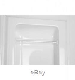 Bathtub Shower Remodel Kit Easy Install Walls Polycomposite 6 Shelf 2 Towel Bar