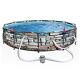 Bestway 56817e 12' X 30 Steel Pro Max Round Above Ground Swimming Pool With Pump