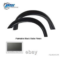 Black Paintable Extension Fender Flares 92-96 Ford F-150 F-250 F-350 Bronco