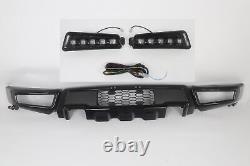Black Steel Front Bumper Raptor Style With Fog Light For Ford F150 F-150 2009-2014