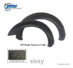 Black Textured Pop-Out Fender Flares 05-14 Fits Nissan Frontier 73.3 Styleside