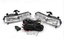 Bumper Light Bezel Fog Lamp with Switch Harness Kit For Hyundai Accent 2006-2009