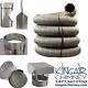 Chimney Liner Kit 5 X 20' Stainless Steel With Cap Easy Install Made In U. S. A