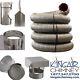 Chimney Liner T Kit 5.5 X 40' Stainless With Cap Easy Install Made In U. S. A