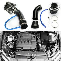 Car Cold Air Intake Filter Pipe Induction Power Flow Hose Kit System Accessories