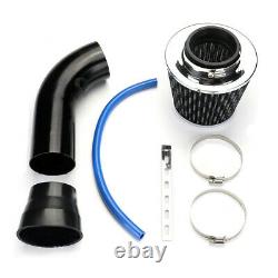 Car Cold Air Intake Filter Pipe Induction Power Flow Hose Kit System Accessories