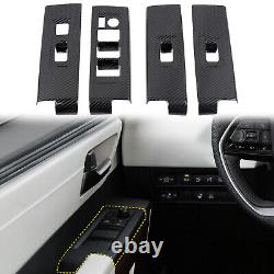 Carbon Fiber ABS Accessories Interior Kit Cover Trim For Toyota Tundra 2022-23