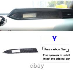Carbon Fiber Full Set Interior Decoration Trim Kit For 2015+ Ford Mustang 20pcs