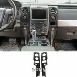 Carbon Fiber Full set Interior Decor Trim Kit Cover For Ford F150 Raptor 09-14