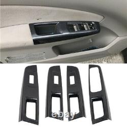 Carbon Fiber Interior Accessories Kit Cover Trim for Subaru WRX STi 2007-2011