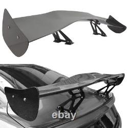 Carbon Fiber Universal Rear Wing Spoiler Automotive Body Styling Kits BLACK