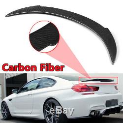 Carbon Fiber V Style Trunk Spoiler For 2012-16 BMW F13 F06 6 Series 640i 650i M6