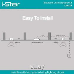 Ceiling Bluetooth Speakers Complete Kit Easy To Install Speakers
