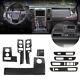 Center Dashboard & Window Lift Switch Decor Cover Trim Kit For Ford F150 2009-14