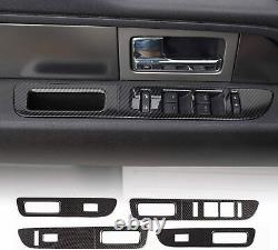 Center Dashboard & Window Lift Switch Decor Cover Trim Kit for Ford F150 2009-14