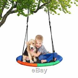 Childrens Tree Swing with Hanging Ropes Fun Swing Hanging Kit Easy Installation