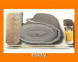 Chimney Liner INSULATION KIT Fits 3-6 Liners 1/4 thick Easy Install 25 FEET
