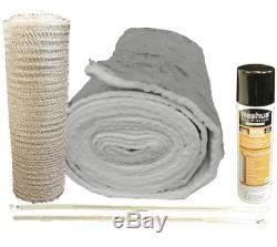 Chimney Liner INSULATION KIT Fits 3-6 Liners 1/4 thick Easy Install 35 FEET