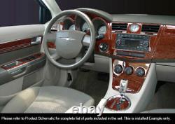 Chrysler Pt Cruiser Fit 2001 02 03 04 05 Wood Carbon Dash Trim Kit Interior Set