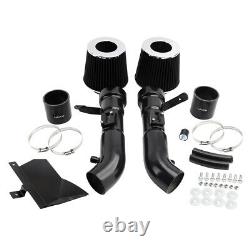 Cold Air Intake System Heat Shield Kit Filter Fit For 08-13 Infiniti G37 3.7L V6