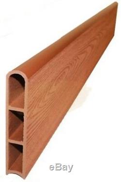Composite Raised Garden Bed Kit Wood-Grain Finish Easy to Install, 4 ft. X 4 ft