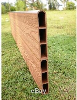 Composite Raised Garden Bed Kit Wood-Grain Finish Easy to Install, 4 ft. X 4 ft