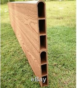 Composite Raised Garden Bed Kit Wood-Grain Finish Easy to Install, 4 ft. X 8 ft