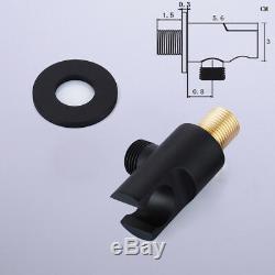 Concealed Black Bathroom Thermostatic Mixer Shower Set With Handheld Shower Kit