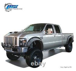 Cut Round Bolt Fender Flares Fits Ford F-250, F-350 Super Duty 08-10 Paintable
