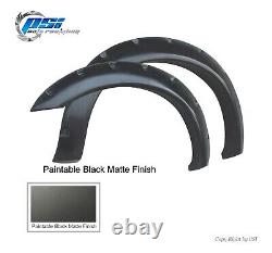 Cut Round Style Fender Flares Fits Ford F-250, F-350 Super Duty 99-07 Paintable
