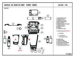 Dash Trim Kit for Lexus SC300 SC400 1992-2000 Interior