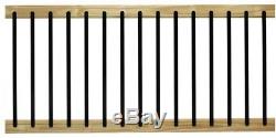 Deck Railing Kit 6 ft. Pressure-Treated Aluminum Solid Strong Rail Easy Install