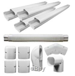 Decorative EASY Install Pioneer Air Conditioner / Heat Pumps PVC Line Cover Kit