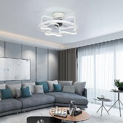 Dimmable Ceiling Fan With Light kit Remote Control LED Lamp 3 Speed Modern Light