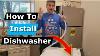 Dishwasher Installation Kit Correct Plumbing Codes