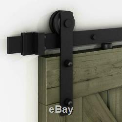 Easelife 10 Ft Heavy Duty Sliding Barn Door Hardware Track Kit Diy Easy Instal