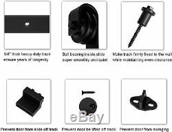 Easelife 12 Ft Heavy Duty Sliding Barn Door Hardware Track Kit Diy Easy Instal
