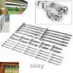 Easy and Quick Installation For 1/8 Cable Railing T316 Stainless Steel Kit 36
