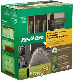 Easy to Install In-Ground Automatic Sprinkler System Kit Black garden