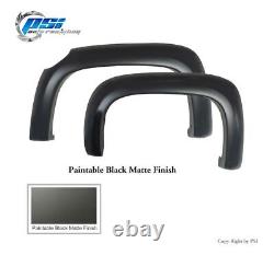 Extension Paintable Fender Flares Fits Chevrolet Colorado 15-21 5'1 Bed Only