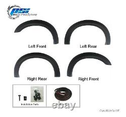 Extension Style Fender Flares Fits Ford F-250, F-350 Super Duty 99-07 Textured