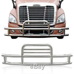 FRONT BUMPER STAINLESS STEEL Fits 08-17 Freightliner Cascadia 113/125 Deer Guard